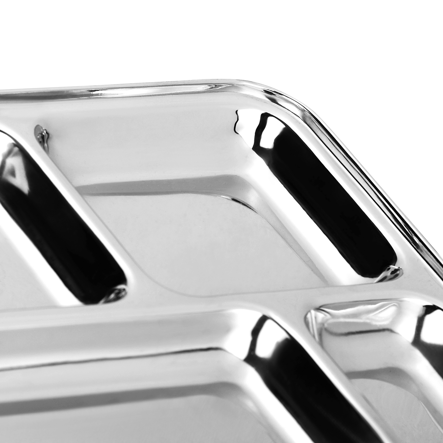 Aries Bhojan Thal 6 in 1 Stainless Steel - Mirror Finish