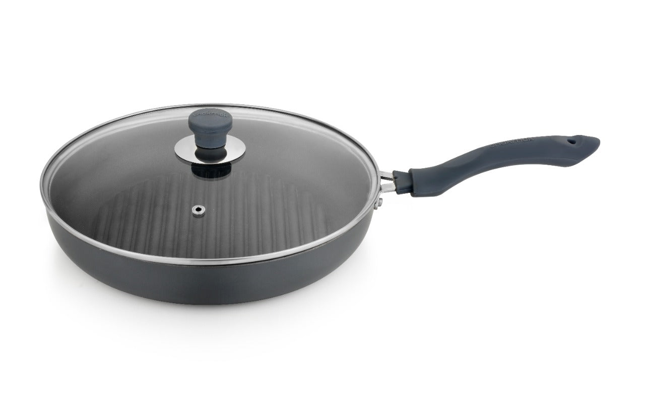 NON-STICK INDUCTION GRILL FRYING PAN