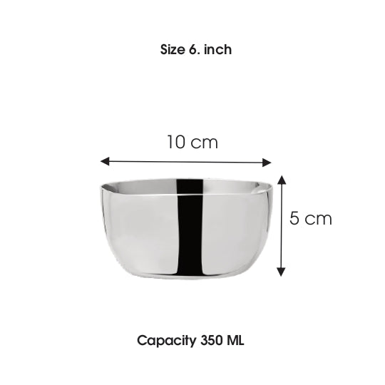 SQUARE BOWL - 6 PIECE SET