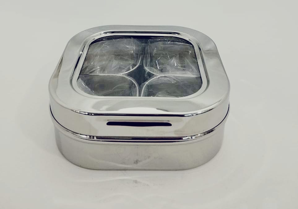 MULTI UTILITY BOX (DRY FRUIT BOX / MASALA BOX) - 4 CUPS