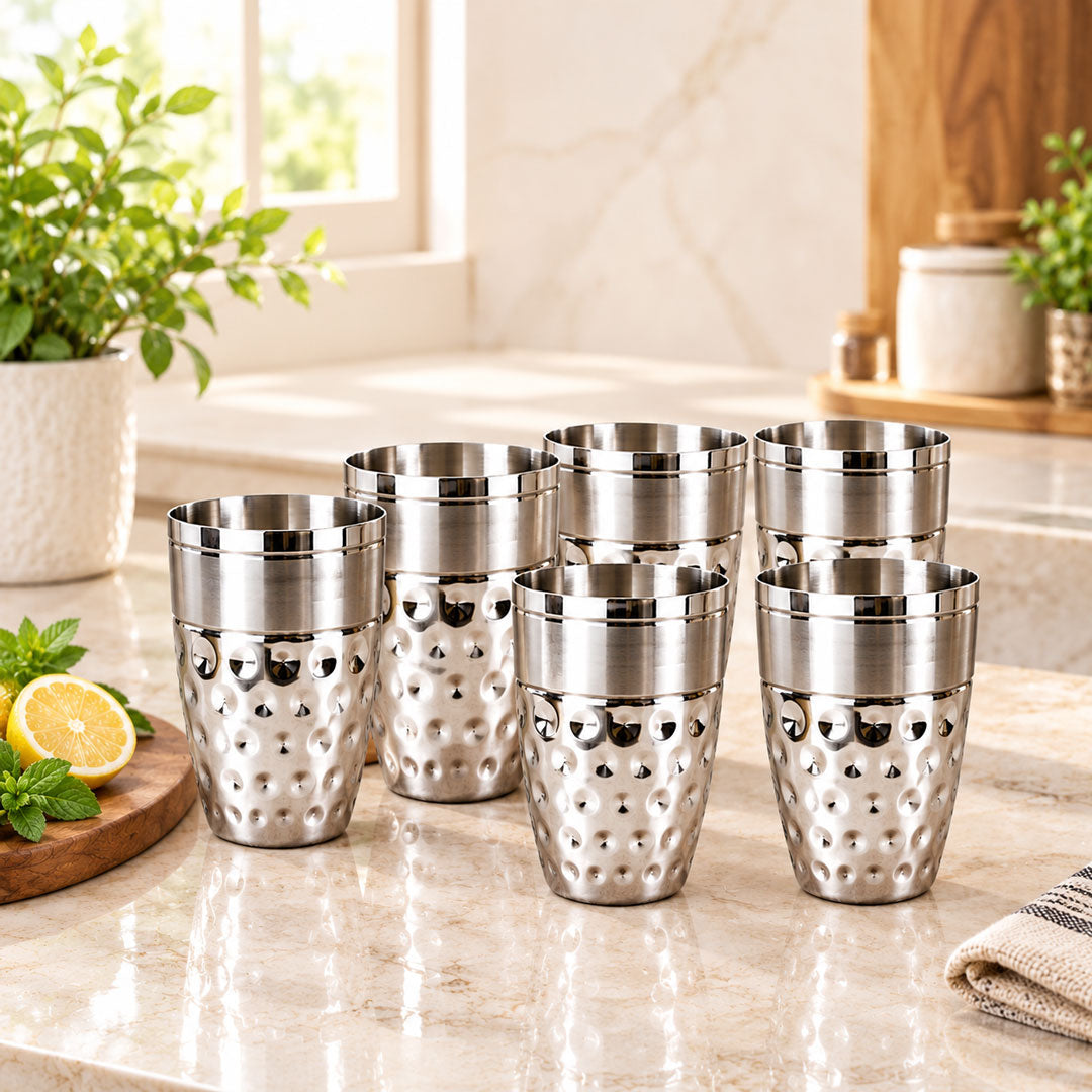 MATKA GLASS MATRIX (6 PCS SET)