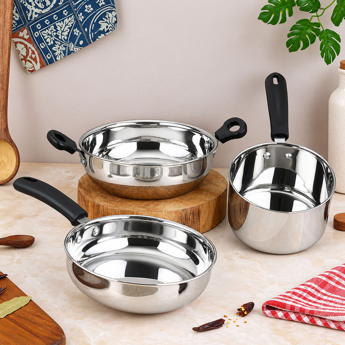 SOBER COOKWARE SET (3 Pcs Set)