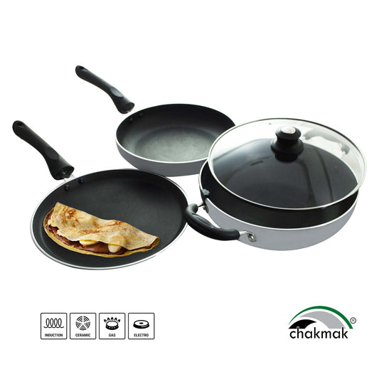 NON STICK COOKWARE SET - 4 PIECES