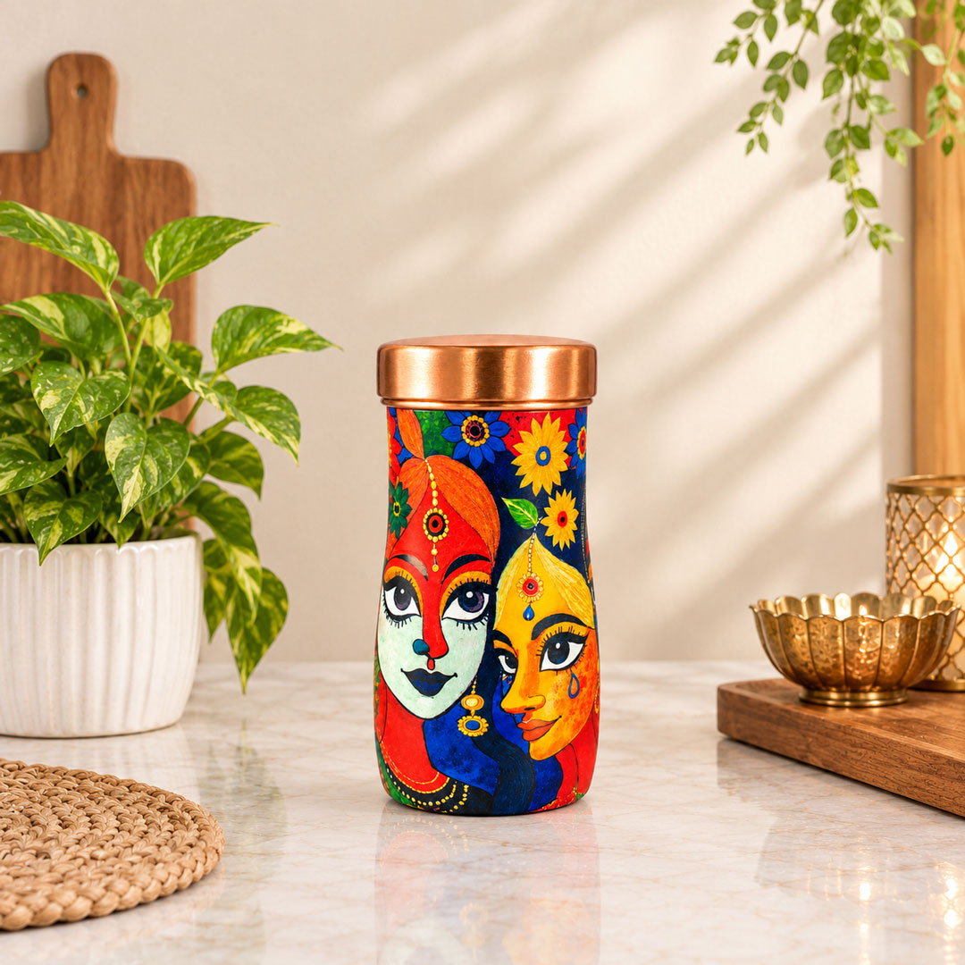 AMRIT COLLECTION TEJAS COPPER JAR