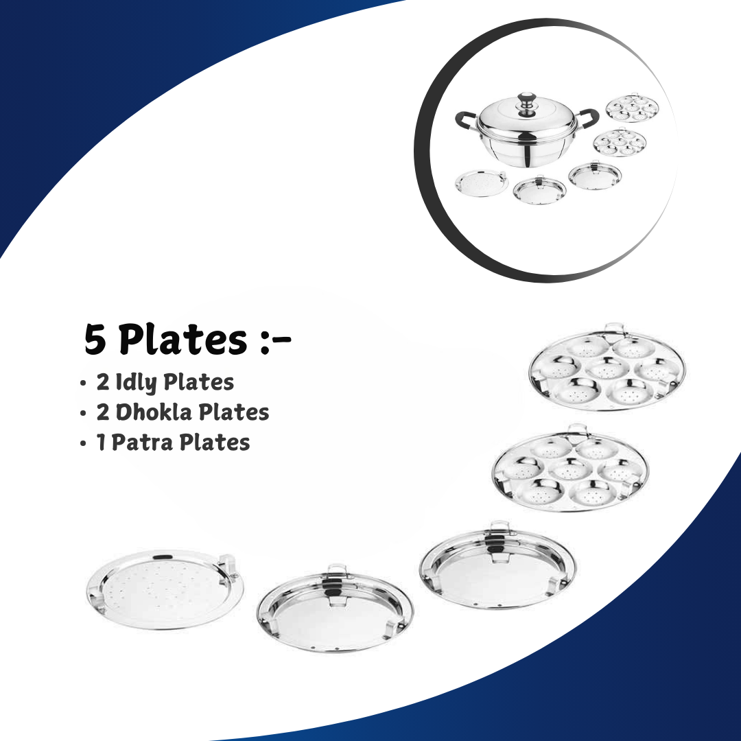 MULTI KADHAI INDUCTION 5PLATE 7PCS