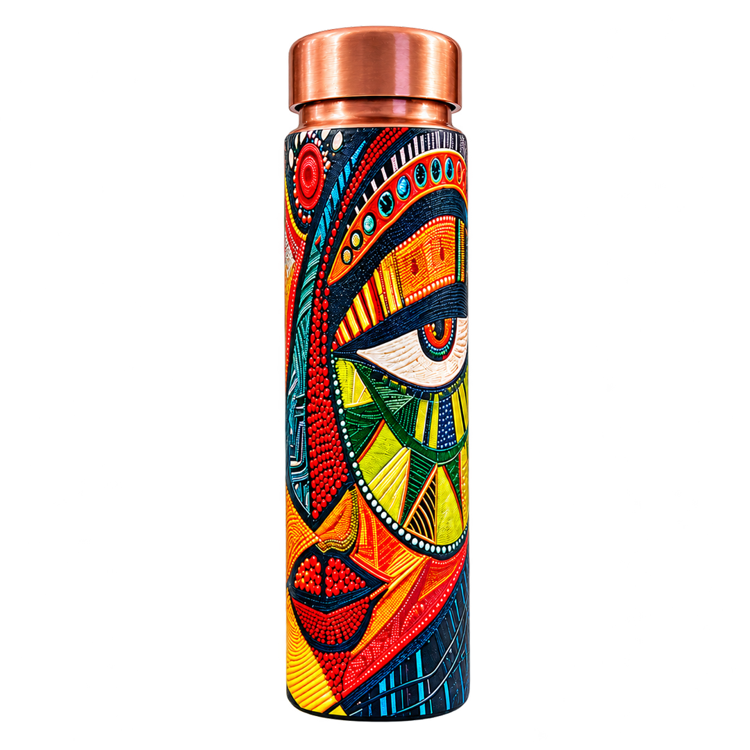 PIESTA COPPER BOTTLE UV PRINTED (COPPER) PACK OF 1