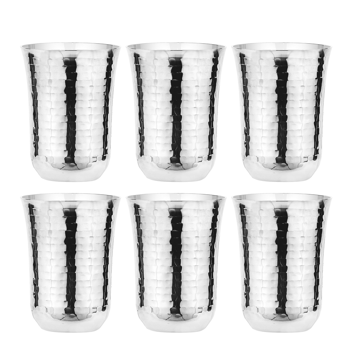 VINTAGE HAMMER GLASS (6 Pc Set)