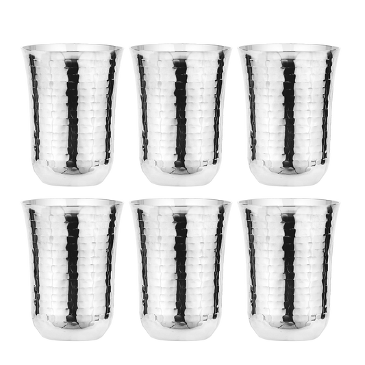 VINTAGE HAMMER GLASS (6 Pc Set)