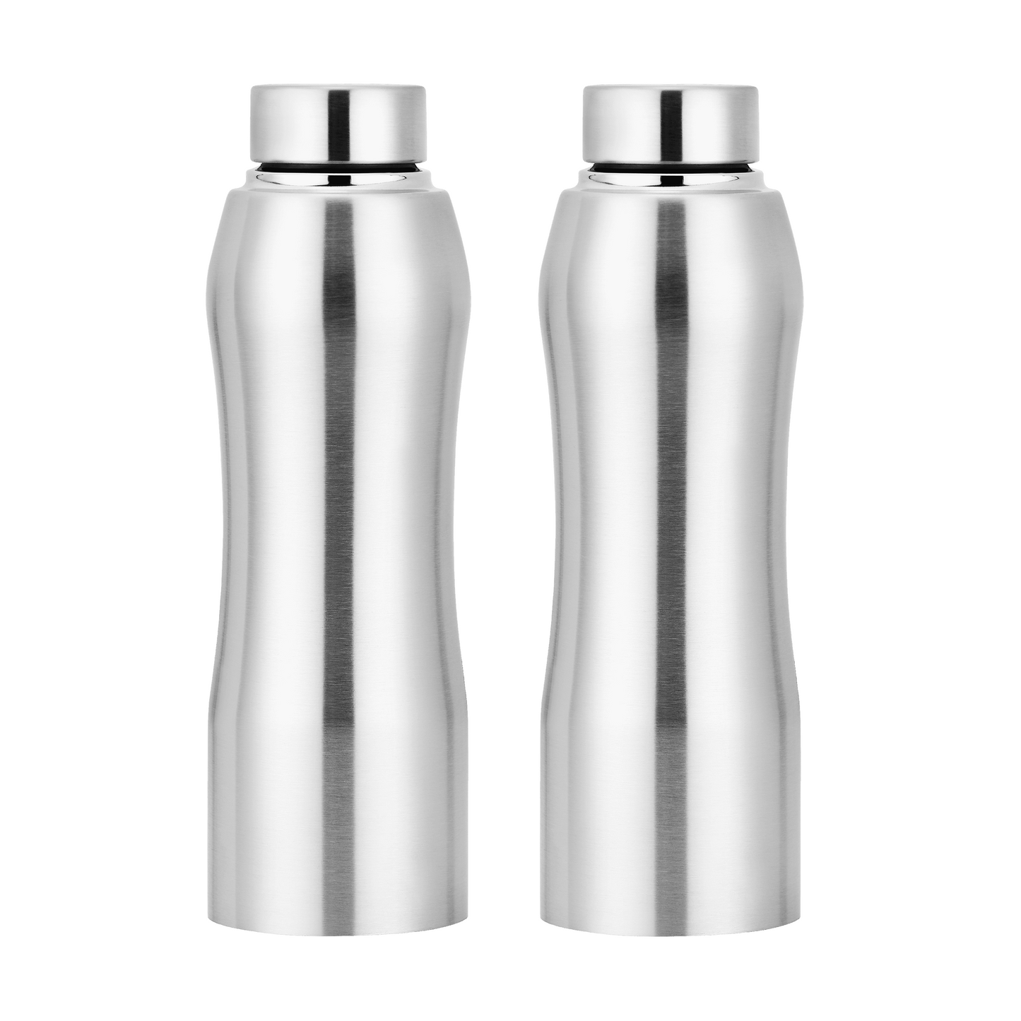 THUNDER  STAINLESS STEEL WATER  BOTTLE 1 LTR 2PC SET