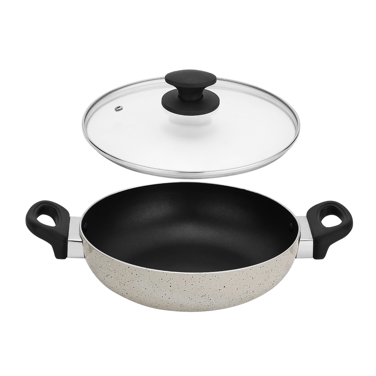 ATHENA NONSTICK KADHAI WITH LID