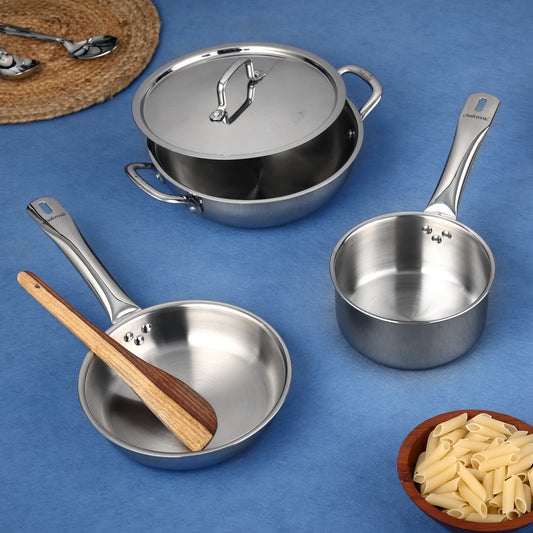 GOLDFINCH TRIPLY COOKWARE 3PCS SET