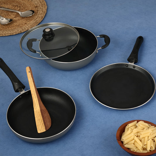 NON-STICK 4 PIECE COOKWARE SET