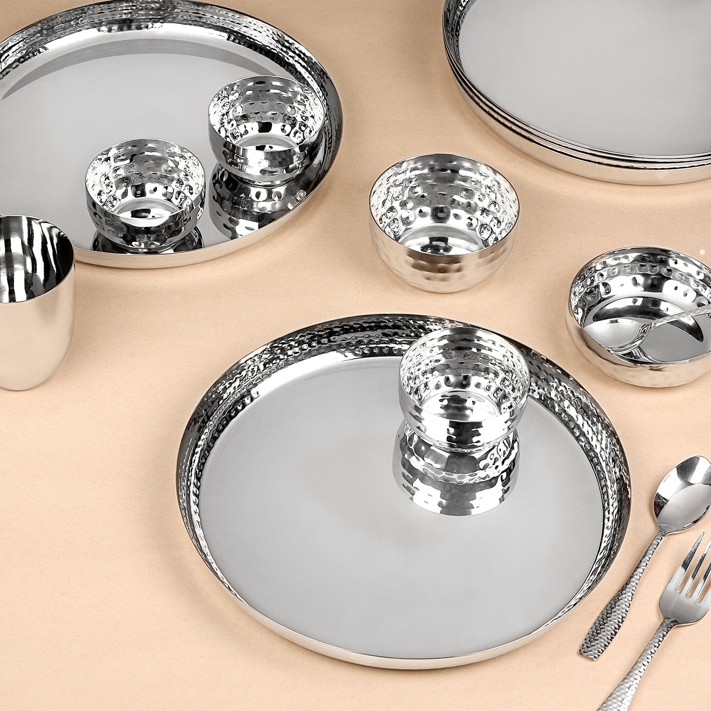 APPLE SIDE HAMMER THALI  - 6 PIECE SET