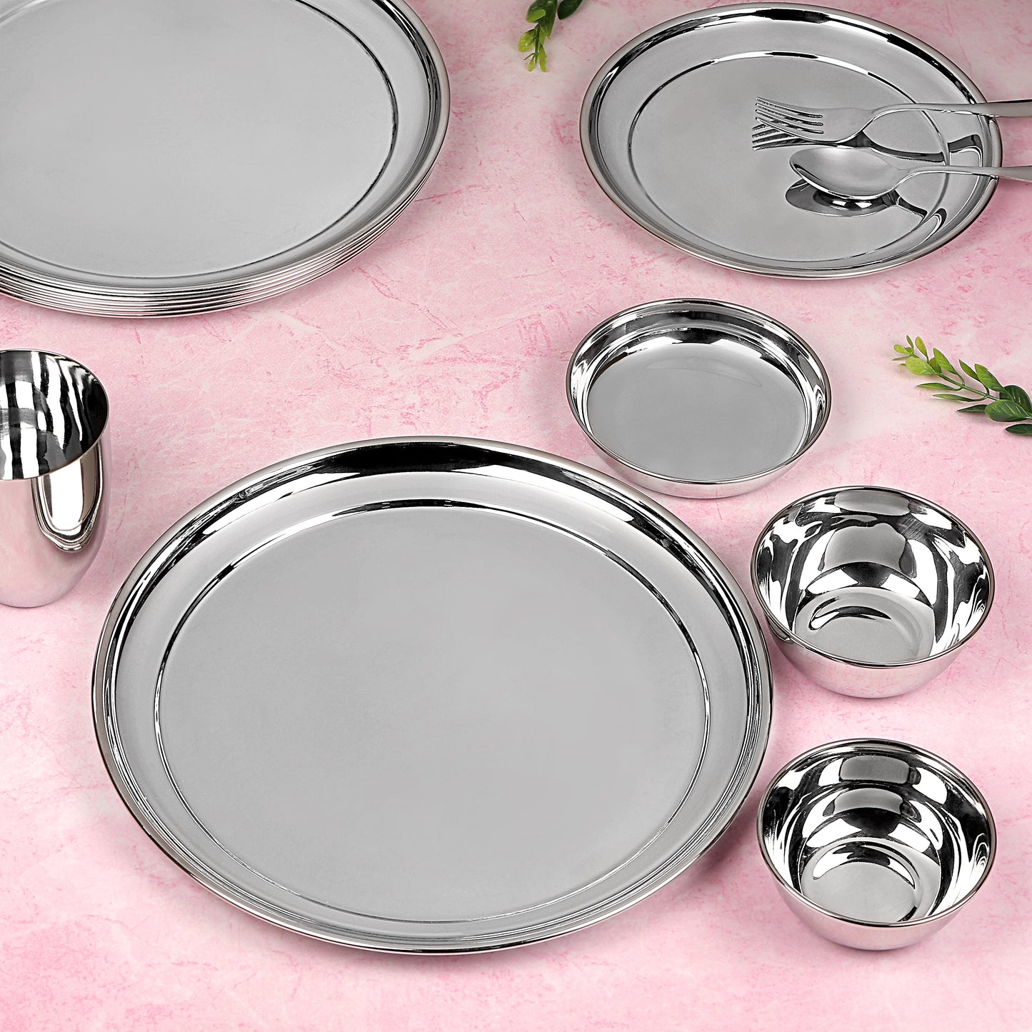 RAJBHOG PLATE - 6 PIECE SET