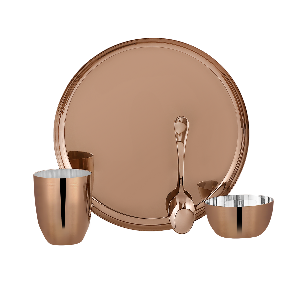 CROWN COLLECTION MAGNOLIA PVD DINNER SET (16 PCS)