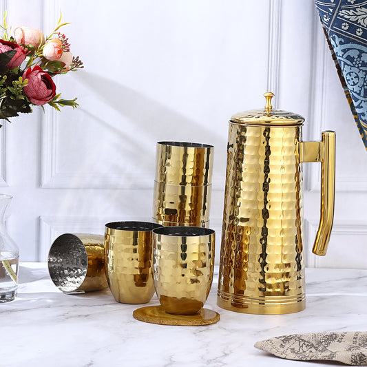 MALENA LEMON SET PVD HAMMERED (7PCS SET)