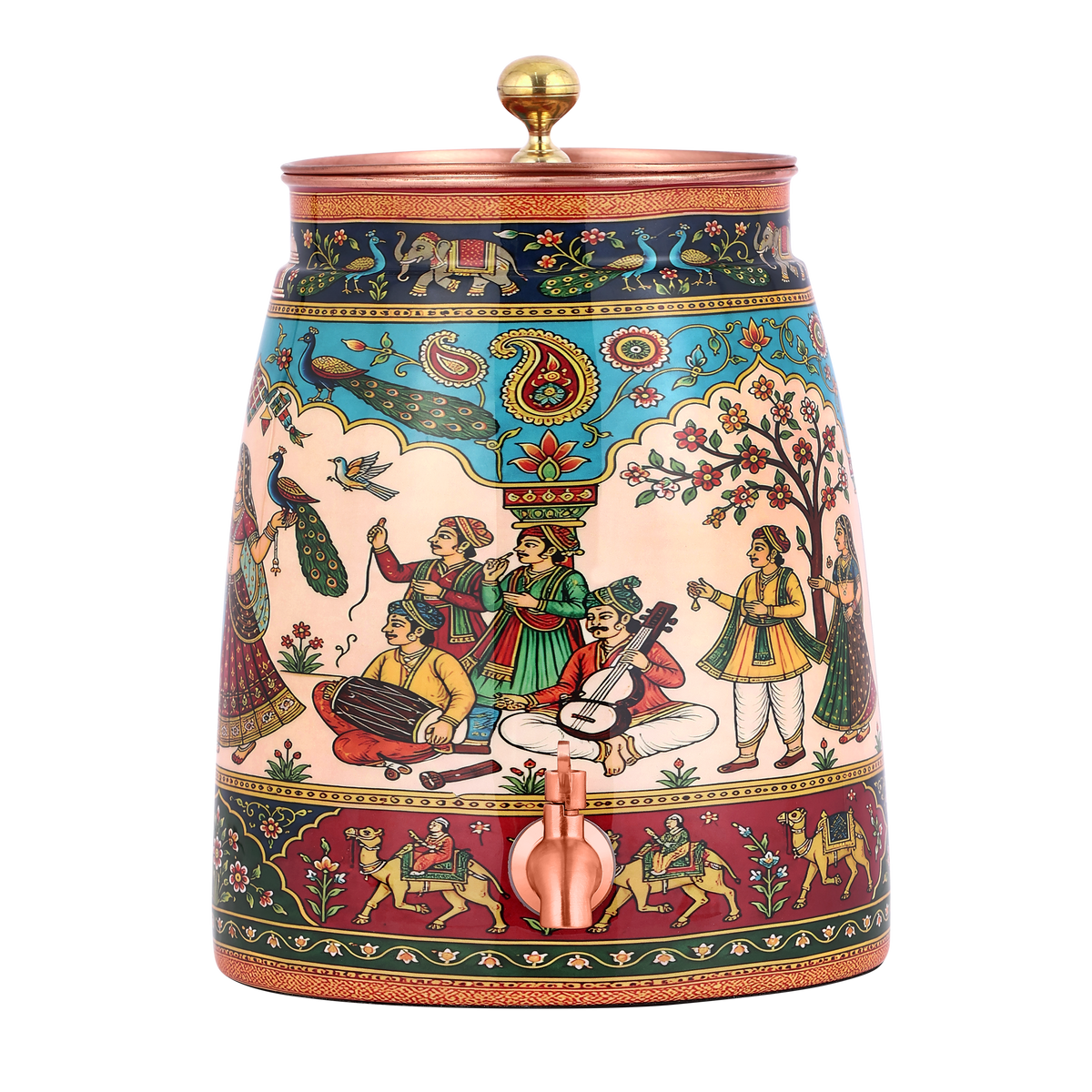CURO COPPER WATER JUG UV PRINTED (9LTR)