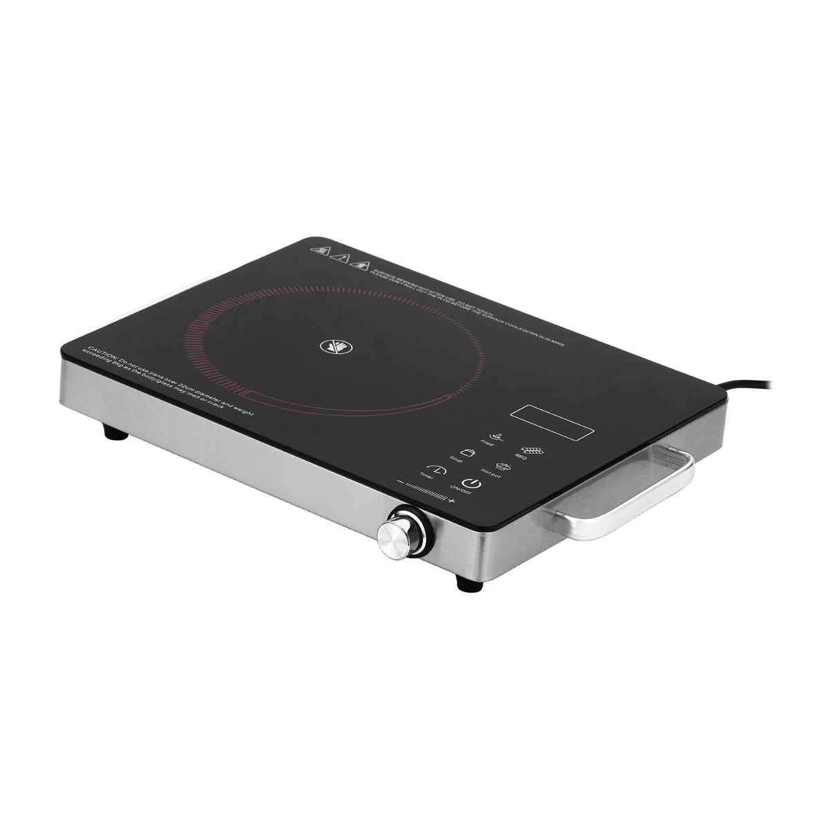Chakmak Lava 1.0 Infrared Cooktop (2200 Watts) – Works with All Flat-Bottom Metal Cookware – Touch Controls & Adjustable Power