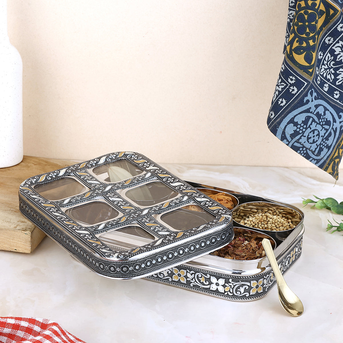 ANTIQUE DRY FRUIT BOX C-THRU