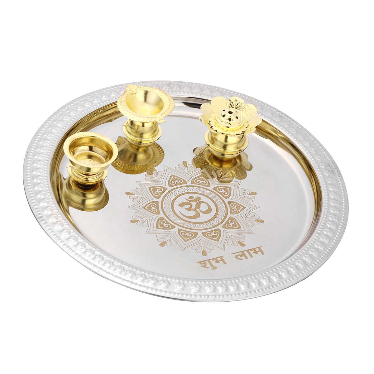 SWASTIK POOJA THALI (BIG)
