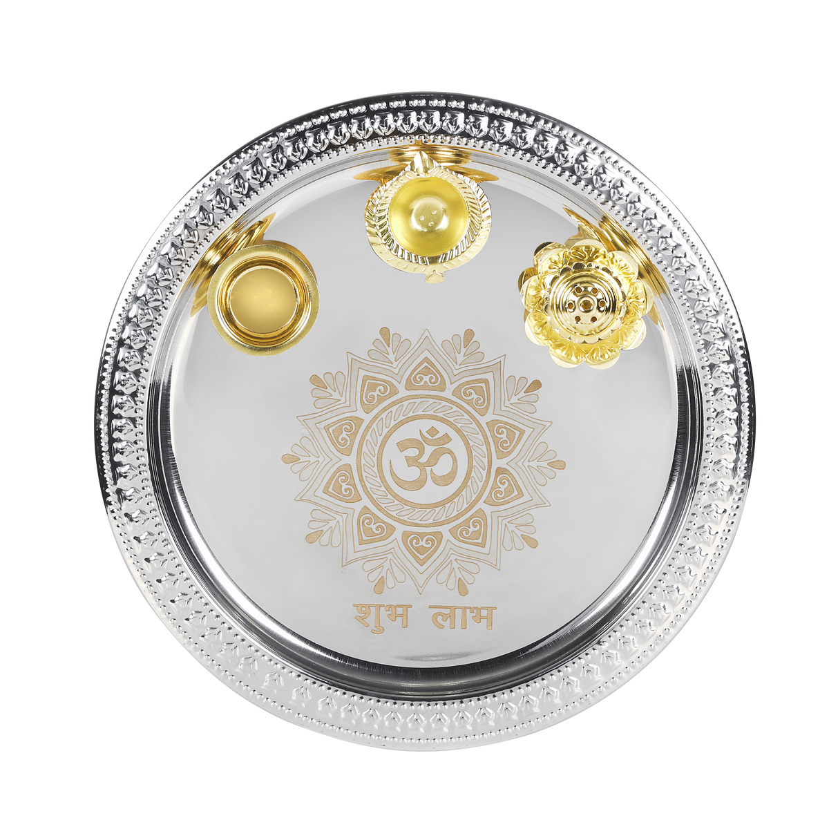 SWASTIK POOJA THALI (BIG)