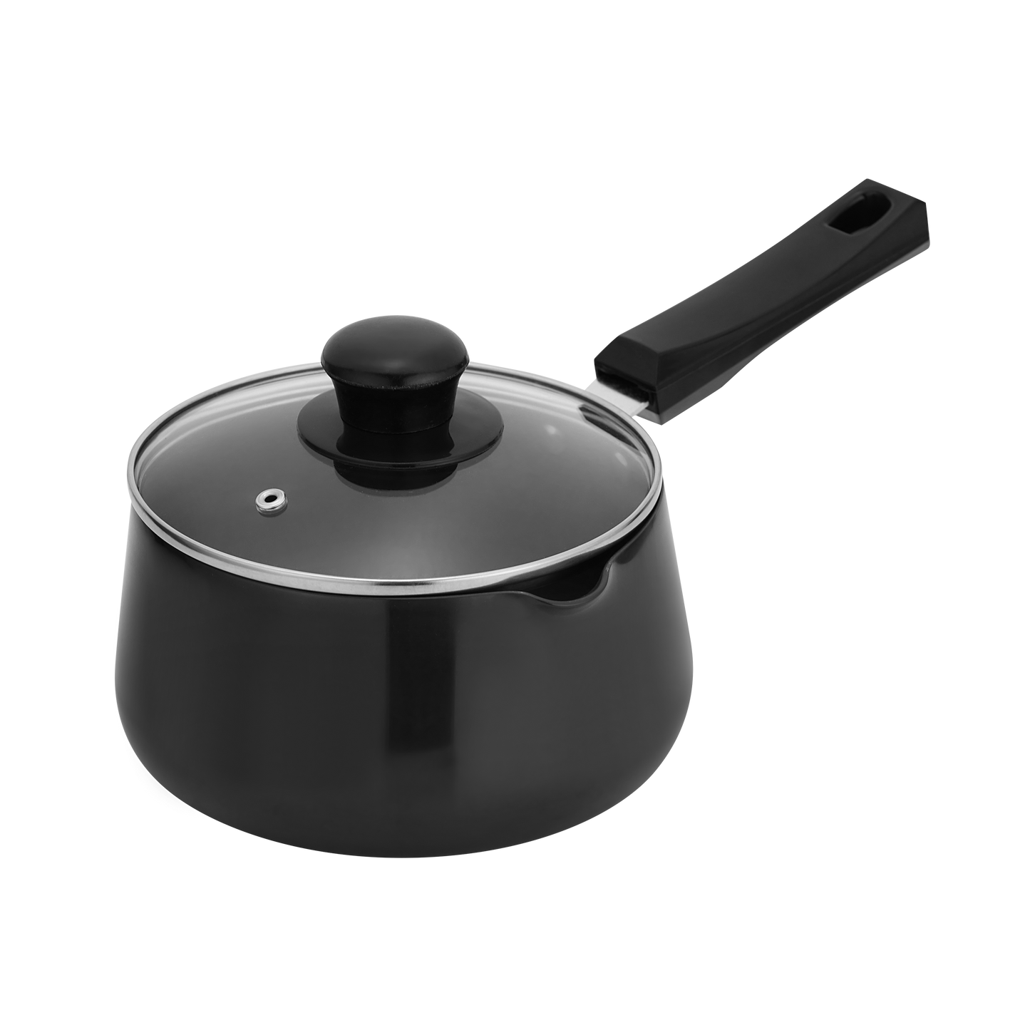 TEA PAN HARD ANODIZED WITH GLASS LID