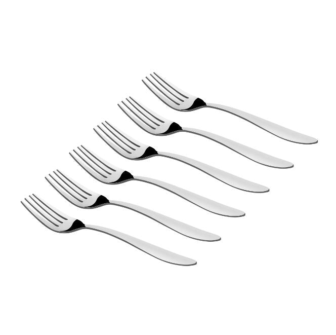 COSTA SPOONS AND FORKS - 6 PIECE SET