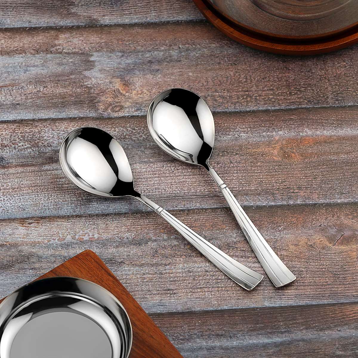 RAINBOW SERVICE SPOON - 2 PIECE SET