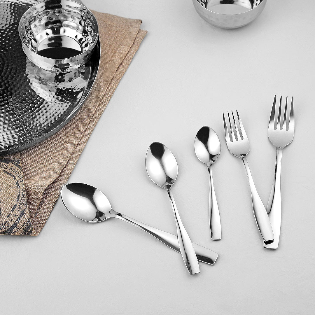 FLORIDA SPOONS AND FORKS - 6 PIECE SET