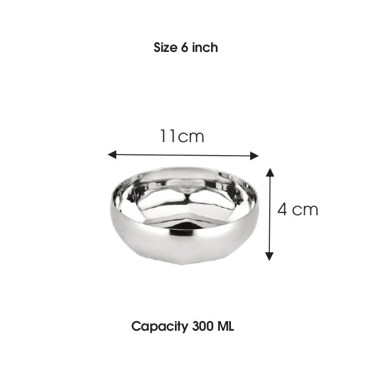 COBRA PUDDING BOWL - 6 PIECE SET