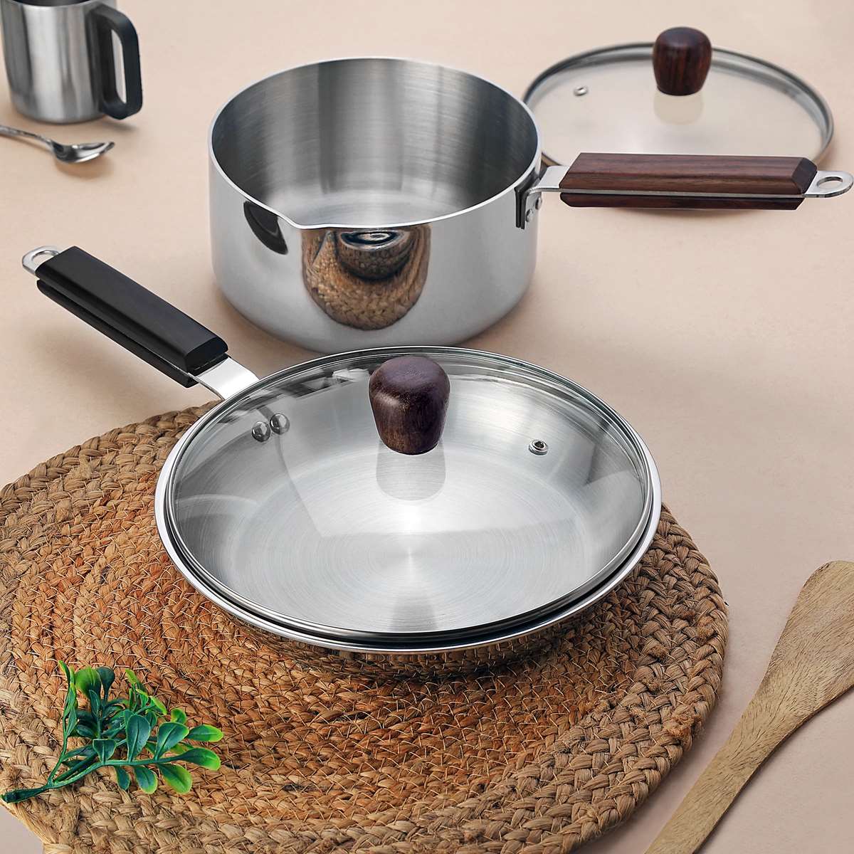 IROKO TRIPLY FRYPAN WITH GLASS LID
