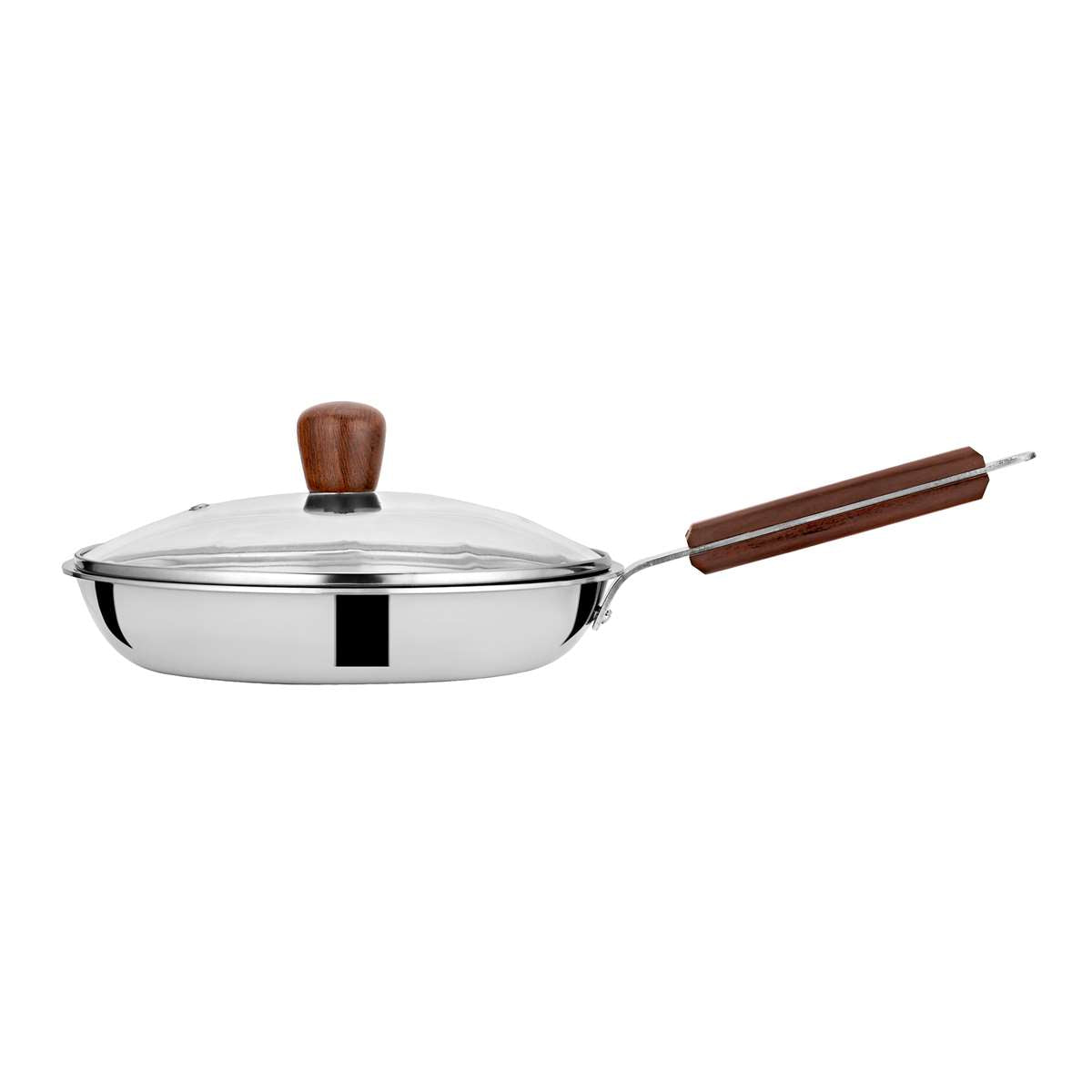 IROKO TRIPLY FRYPAN WITH GLASS LID