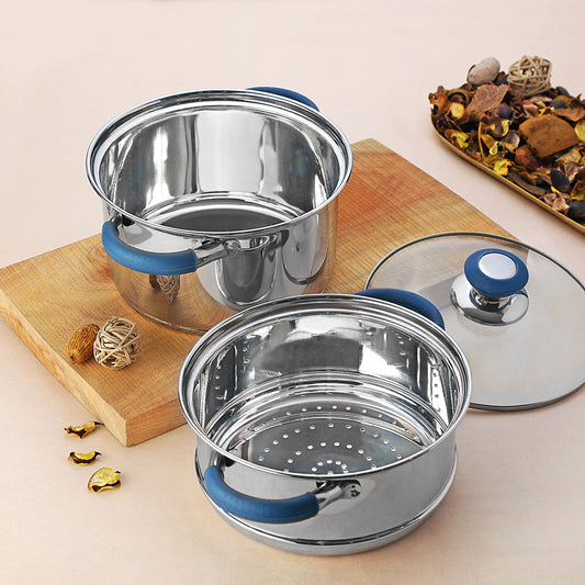 SMART STEAMER GLASS LID INDUCTION 21CM