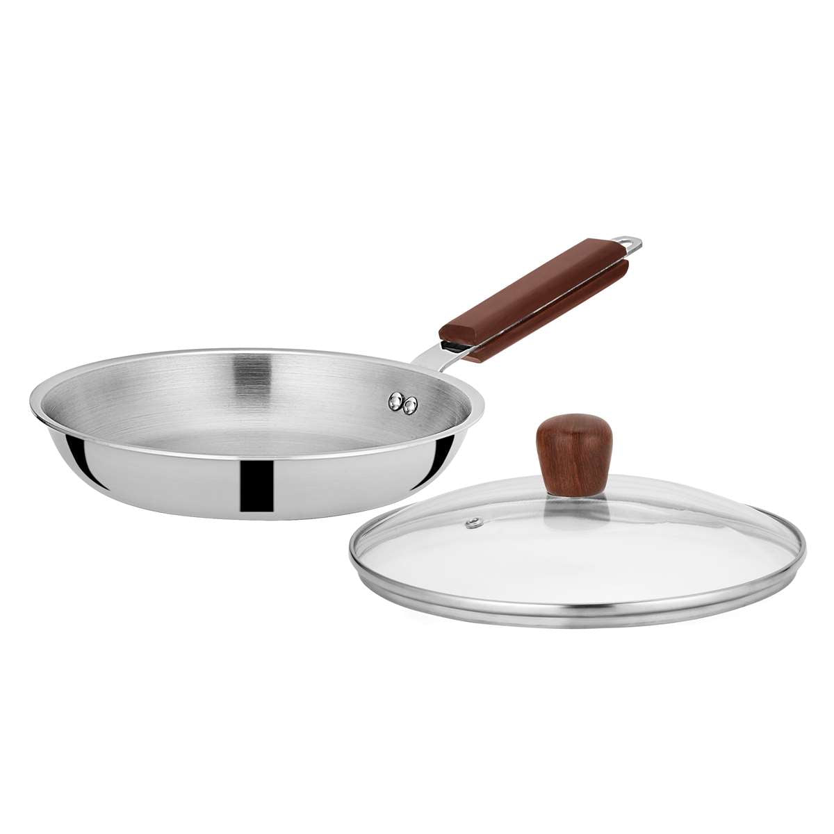 IROKO TRIPLY FRYPAN WITH GLASS LID
