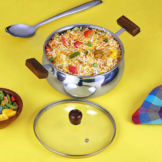 IROKO TRIPLY HANDI WITH GLASS LID